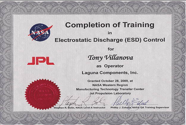 ESD Certification
